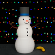 2Main.png Fast-Print Giant Snowman Christmas Decoration (Vase Mode)