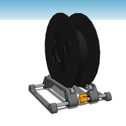 MG2021-DEROULEUR-VERTICAL-UNIVERSEL-version-finale.png Fichier STL gratuit DEROULEUR BOBINE MULTI-TAILLE (250g, 750g, 2,3kg):・Objet pour impression 3D à télécharger