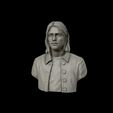 19.jpg Kurt Cobain portrait sculpture 3D print model