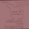 Circuit Hungaroring 01.png Plaque Circuit Formule 1 Hungaroring