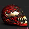 001F.jpg Venom Carnage mask - Venom 2021 - Marvel comics Cosplay 3D print model