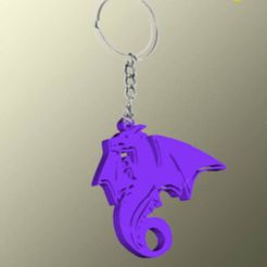 dracjs-2.jpg Download STL file Dragon JS Keychain • 3D print design, salvadortegas2