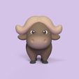 Cod109-Baby-Buffalo-1.jpeg 3D file Baby Buffalo・3D printer design to download