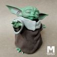 12.jpg GROGU - Baby Yoda Using The Force - The Mandalorian 3D print model