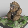 KChibi_ingKong.738.jpg King Kong -CHIBI VERSION -FANART-Japan-tokusatsu CARICATURE -3D PRINT MODEL