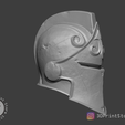 5.png Black Knight Helmet from Fortnite Fan Art 3D print model