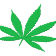 weed.png Hemp leaf silhouette