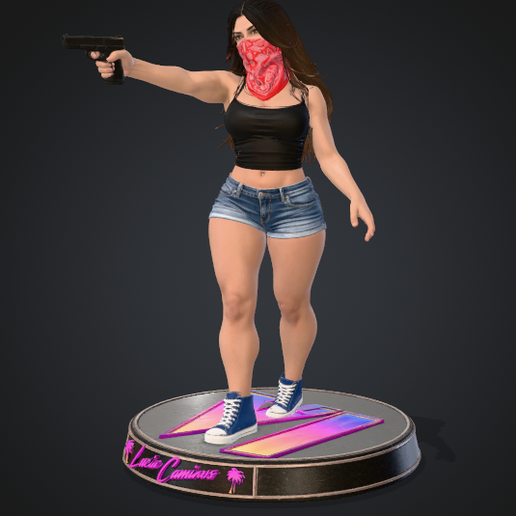 GTA VI – Lucia Caminos | 3D Printable Collectible Figure (STL)