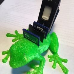IMG_0194.JPG Frog SD Card and USB Flash Drive Holder