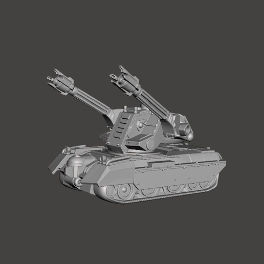 FAN ART RETRO GODZILLA KAIJU KAIJU SAFUBI MASER M TANK 3D model