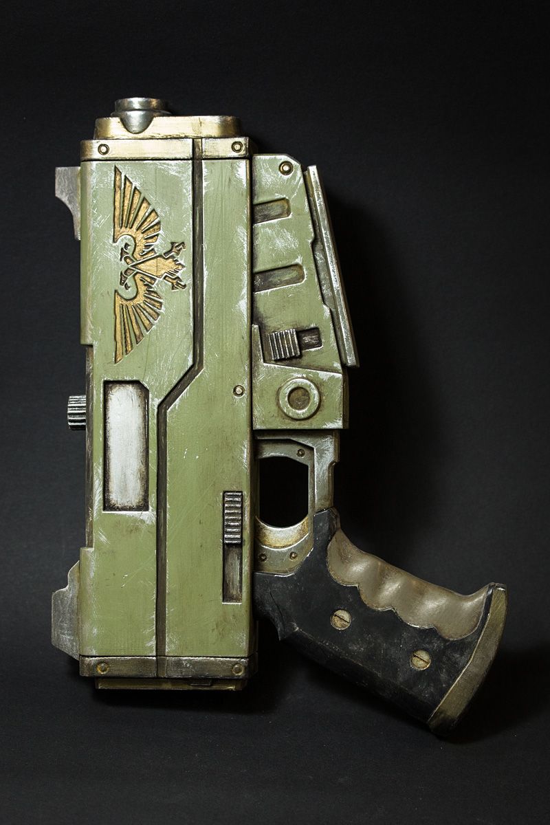 Descargar archivo STL Pistola Warhammer 40K • Plan para imprimir en 3D ...