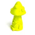 3.jpg 3D Printable STL File - Fantasy Mushroom Farmer Lawn Gnome - Royalty Free - For Attaboy's "Game of Shrooms 2023"
