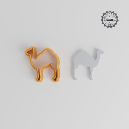 product_130-02_overview.jpg Camel Shape Cutter Set, 18 Sizes, 0.75"-5.00", Perfect for Cookies, Fondant & Clay, Desert Animal Theme