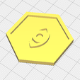 eye-prepare.png Eye Symbol Hexagon – 3D Printable Game Token