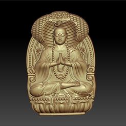 dizangBuddha1.jpg Free STL file Jizo Buddha or Kshitigarbha・3D printable object to download