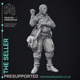 Seller-3.jpg Vendedor - Talisman Vendedor - PRESUPPORTED - Ilustrado e Estatísticas - Escala 32mm