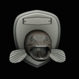 northern-pike-21.png head trophy NORTHERN PIKE (ESOX LUCIUS) open mouth statue detailed texture for 3d printing