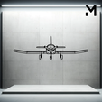 750-xl-front.png Wall Silhouette: Airplane Set
