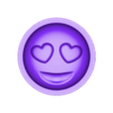 Emoji 01 - Female STL.stl Emoji 01 Ojos de Corazón - Moldeado Arreglo Espuma EVA Artesanía