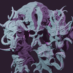 Demon-heads-pack.png Colección de cabezas de demonios