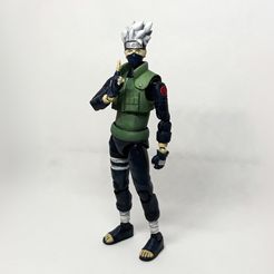 010.jpg 3D file Kakashi action figure (from the anime Naruto)・3D printable model to download, Adel85