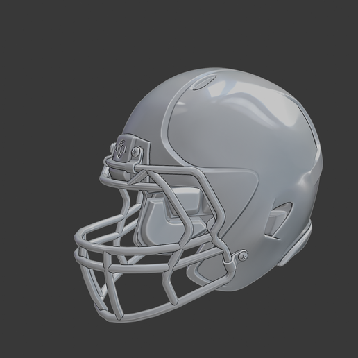 aerodynsmic football helmet Riddell SpeedFlex Football Helmet – Modern Football STL for 3D Printing