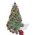 0_00012.jpg Chrismas Tree 3D Model - Obj - FbX - 3d PRINTING - 3D PROJECT - GAME READY NOEL Chrismas Tree  Chrismas Tree NOEL