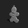 08_christmas-cookie-ornament-pendant-christmas-tree-4-3d-model-obj-fbx-stl.jpg Christmas Cookie Ornament - Pendant - Christmas Tree 4