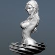 Preview10.jpg Invisible Woman Bust - Fantastic Four 3D print model