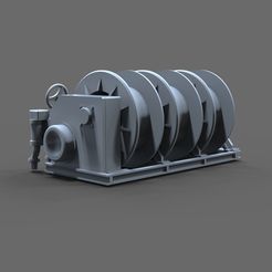 Nordic-1.jpg STL file Winch for model ship 1:75 Nordic Graupner・3D print object to download