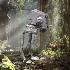 ATST Rendered_1.jpg STL-Datei Star Wars ATST Walker - Fertig zum Ausdrucken - mit Anleitung・3D-druckbares Modell zum Herunterladen
