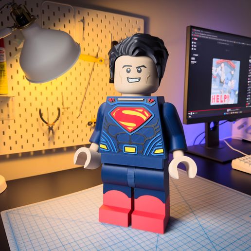 👨 The Man of Steel Modular Figure!・ 3D File for 3D printing・Cults