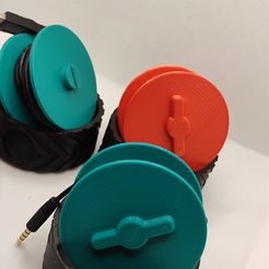 Free STL file SOPORTE AURICULARES + CABLES 🎵・3D printing model to  download・Cults