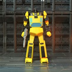 Sun_1X1_1.jpg Free STL file G1 Transformers Sunstreaker・3D printable model to download, Toymakr3D