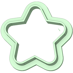 Estrella-30mm_e.png Archivo STL Estrella 30mm cookie cutter・Diseño para descargar y imprimir en 3D