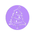 1299.stl CHRISTMAS BALL EARRING BALL fir tree