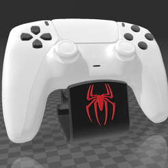 SPIDER.png Archivo OBJ Soporte mando Playstation 5 SPIDERMAN・Modelo para descargar y imprimir en 3D