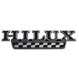banderas.jpg Toyota Hilux Letters Emblem Car