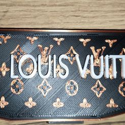 STL file Keychain Louis Vuitton・Design to download and 3D print・Cults