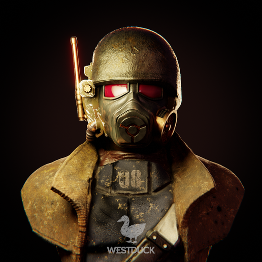 🆕 NCR Ranger - Fallout New Vegas bust・ STL File for 3D