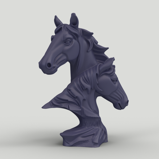 2026 Year of the Horse Statue - Chinese Zodiac Lucky Animal Bust