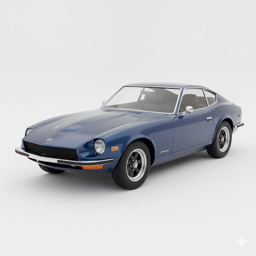 Datsun 280Z garage, drift car, muscle car, diorama, hypercar, classic car, car, automobile, pickup, truck, sports car, car model, vintage car, car 3D, supercar, JDM, SUV, vehicle, car STL, race car