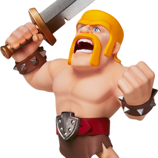 Barbarian Clash Royale 3D model