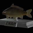 Carp-money-2.png fish sculpture of a carp with storage space for 3d printing