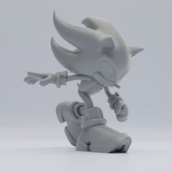 01.jpg STL file Shadow the Hedgehog 3D print・3D printable model to download