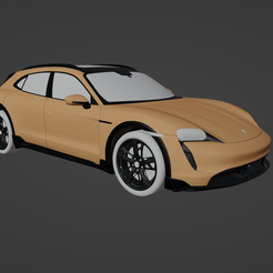 1.png STL file Porsche Taycan Cross Turismo・3D printable model to download