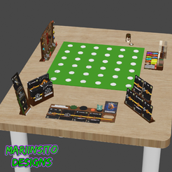 Mesa-3.png PACK Monster Hunter The Board Game (Organizers and Supports)