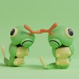 caterpie-render.jpg Pokemon - Caterpie, Metapod and Butterfree with 2 poses (Pre Supported)