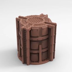 untitled.527_insta.jpg Free STL file Armored Silo・3D printing model to download, tesseracttomb