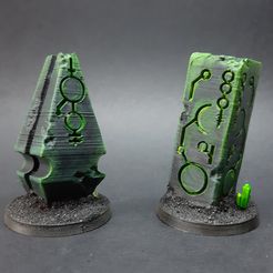 20230425_122516.jpg Free STL file Small Necron Obelisks・3D printable object to download
